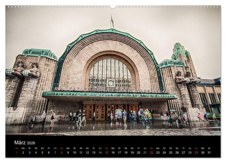 Produktbild: Helsinki / Besuchen - Entdecken - Erleben (Wandkalender 2026 DIN A2 quer), CALVENDO Monatskalender