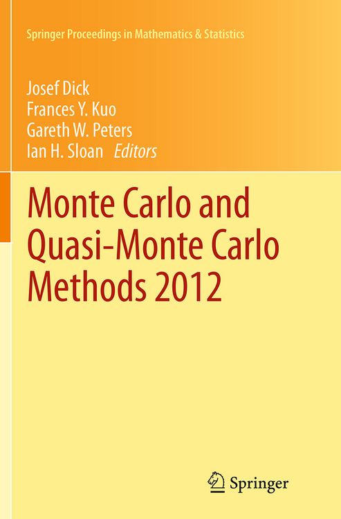 Produktbild: Monte Carlo and Quasi-Monte Carlo Methods 2012