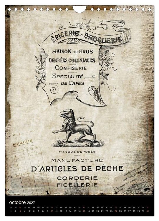 Produktbild: Le coffre vintage (Calendrier mural 2027 DIN A4 horizontal), CALVENDO calendrier mensuel