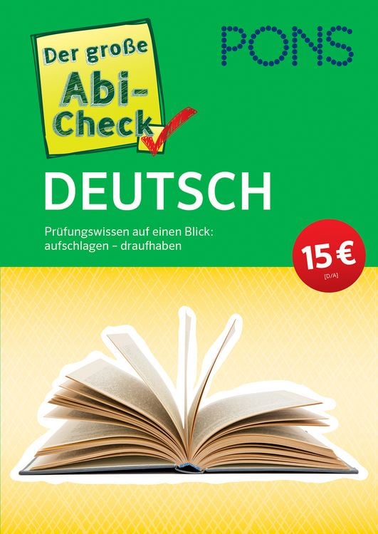Produktbild: PONS Der gro&szlig;e Abi-Check Deutsch