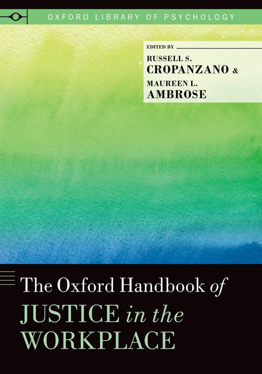 Produktbild: The Oxford Handbook of Justice in the Workplace