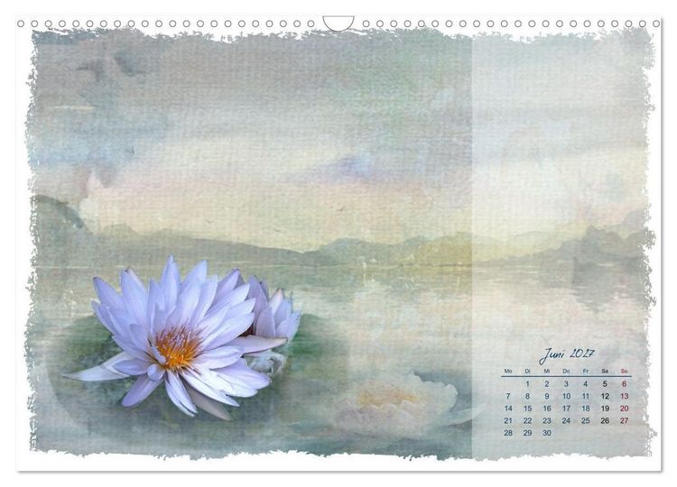 Produktbild: Natur und Farbe Fotografie trifft Aquarell (Wandkalender 2027 DIN A3 quer), CALVENDO Monatskalender