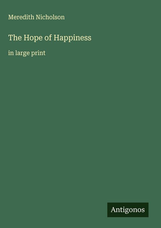 Produktbild: The Hope of Happiness