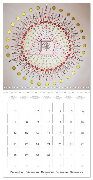 Produktbild: Sacred Geometry Healing (Wall Calendar 2026 12 &times; 12 Inch) CALVENDO 12 Month Wall Calendar