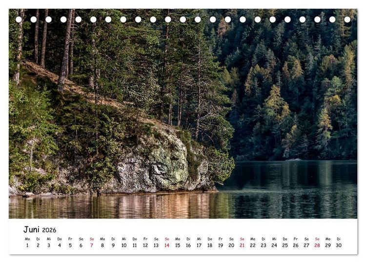 Produktbild: Wanderbarer Wei&szlig;ensee (Tischkalender 2026 DIN A5 quer), CALVENDO Monatskalender