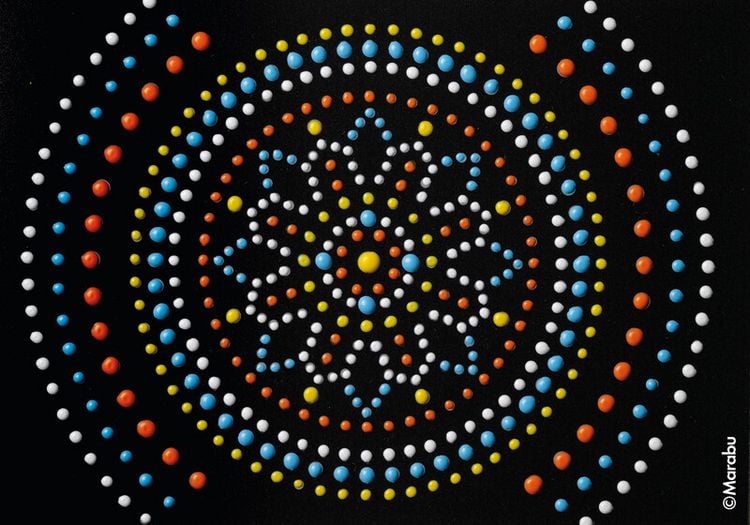 Produktbild: Marabu Dot Pen Set Mandala 4x25ml