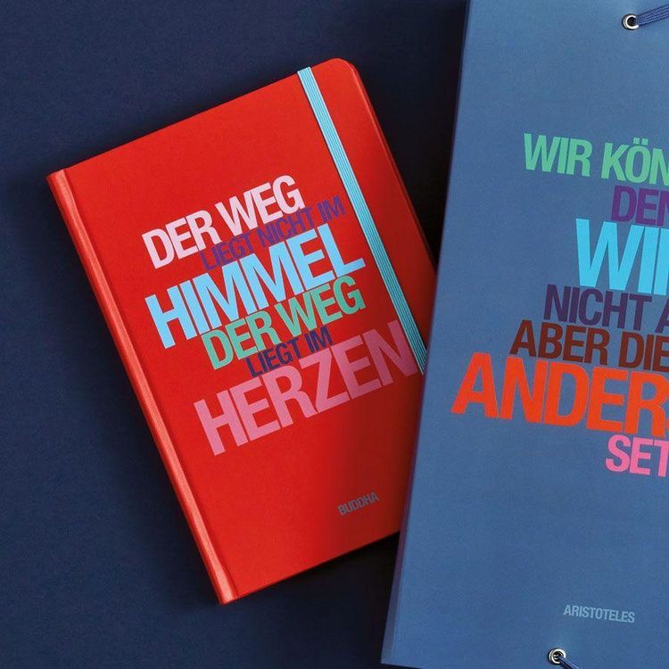 Produktbild: Notizbuch A5 Hardcover Buddha, Himmel