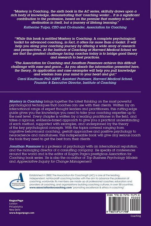 Produktbild: Mastery in Coaching