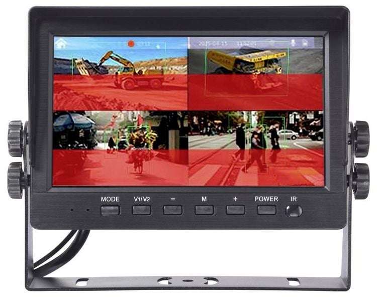 Produktbild: Renkforce RF-6951660 Advance Toter Winkel Assistent mit KI-Monitor und Heckradarsensor (L x B x H) 160 x 205 x 51 mm