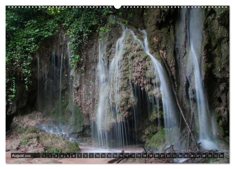 Produktbild: Wasserf&auml;lle der Welt 2026 (Wandkalender 2026 DIN A2 quer), CALVENDO Monatskalender