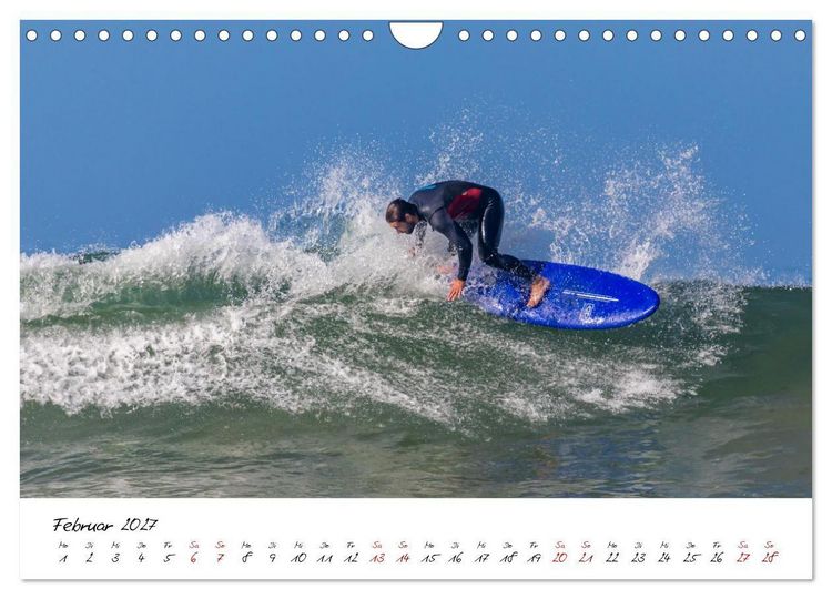 Produktbild: Surfen in der Bretagne (Wandkalender 2027 DIN A4 quer), CALVENDO Monatskalender