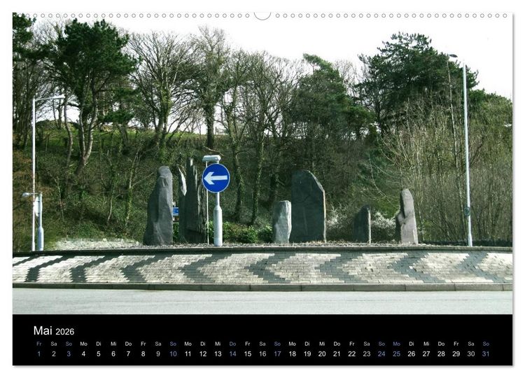 Produktbild: Steinkreise Gro&szlig;britanniens (hochwertiger Premium Wandkalender 2026 DIN A2 quer), Kunstdruck in Hochglanz
