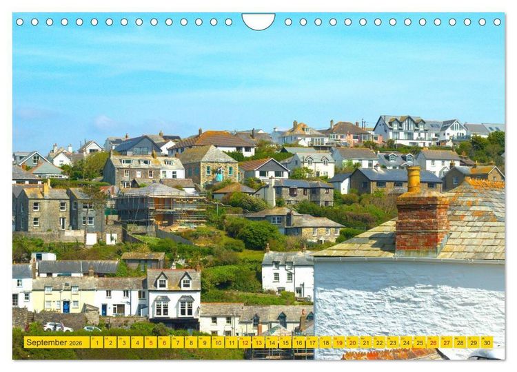 Produktbild: Port Isaac, Heimat der Fishermen`s Friends (Wandkalender 2026 DIN A4 quer), CALVENDO Monatskalender