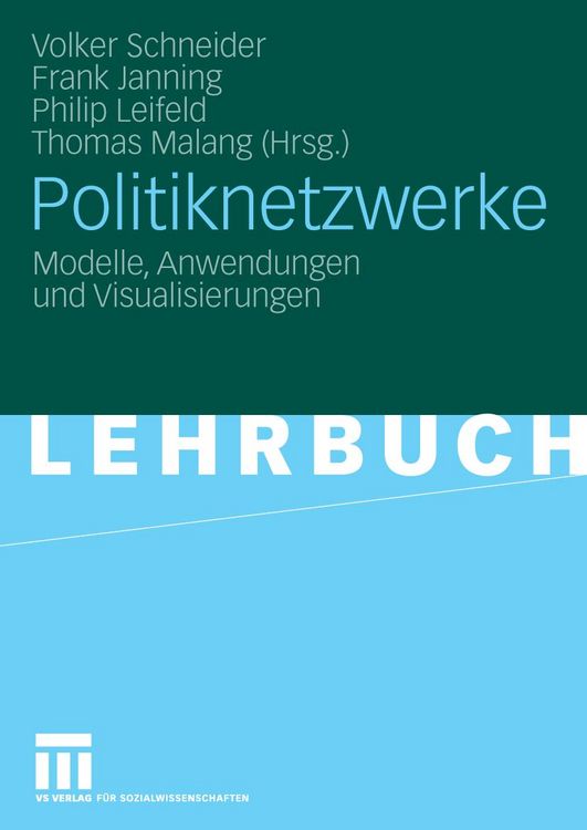 Produktbild: Politiknetzwerke