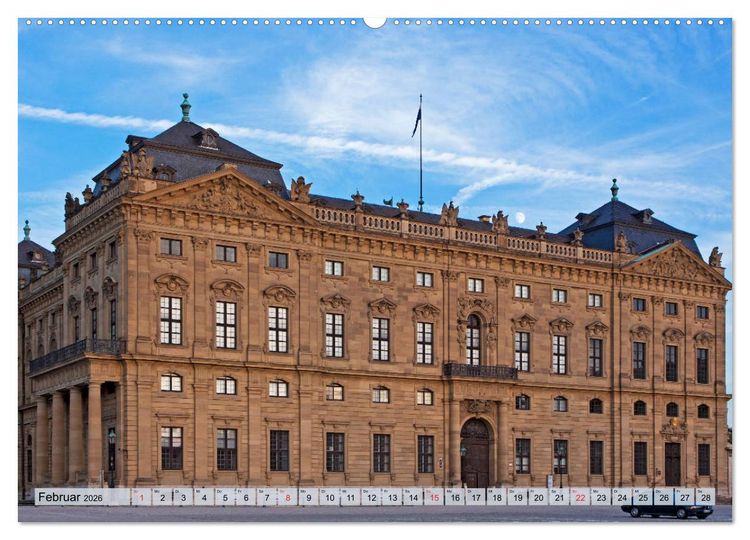 Produktbild: W&Uuml;RZBURG - ALTSTADT IMPRESSIONEN (Wandkalender 2026 DIN A2 quer), CALVENDO Monatskalender