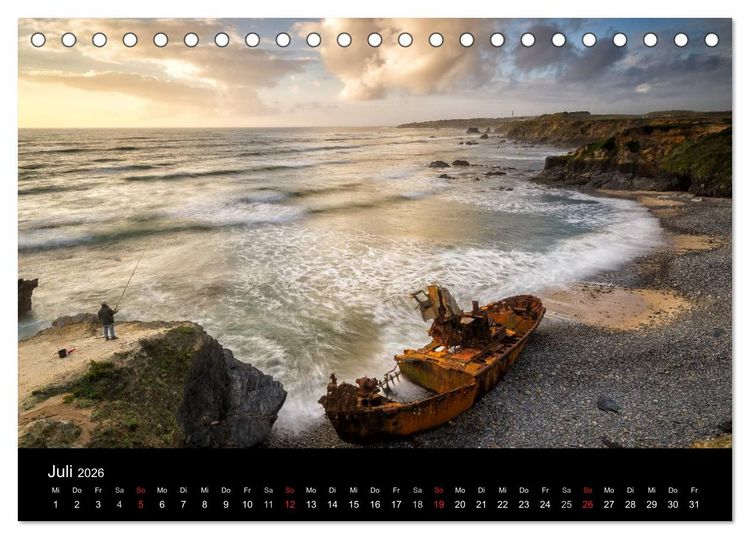Produktbild: Wundervolles Portugal (Tischkalender 2026 DIN A5 quer), CALVENDO Monatskalender