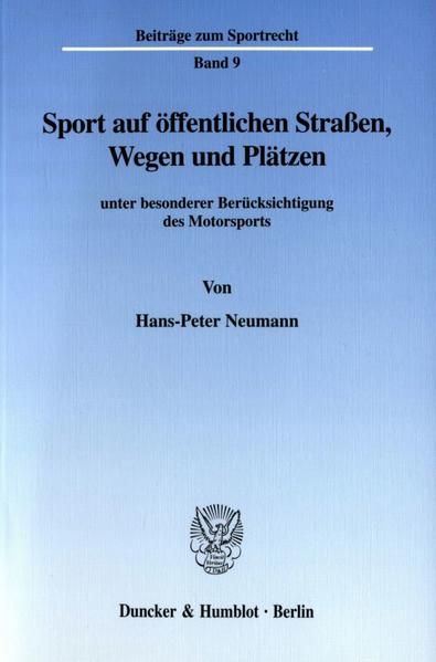 Produktbild: Sport auf &ouml;ffentlichen Stra&szlig;en, Wegen und Pl&auml;tzen