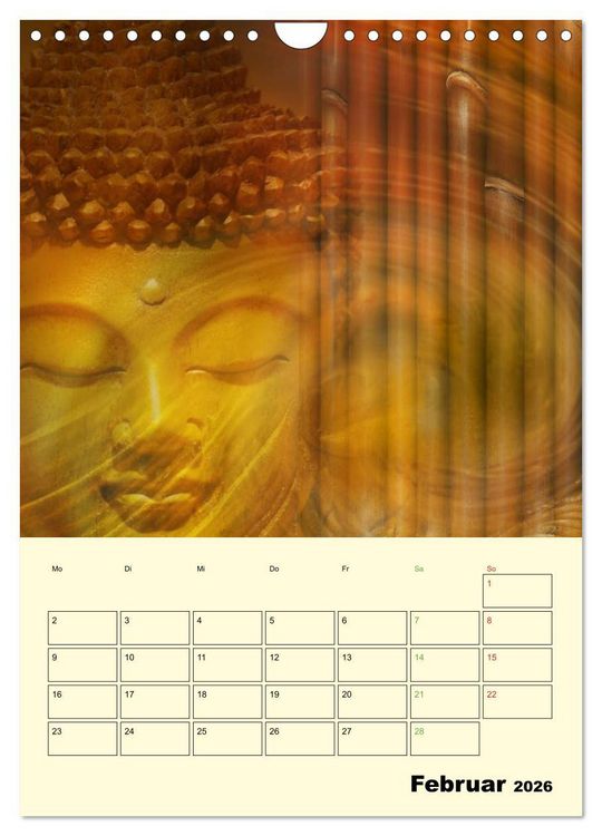 Produktbild: Buddhismus (Wandkalender 2026 DIN A4 hoch), CALVENDO Monatskalender