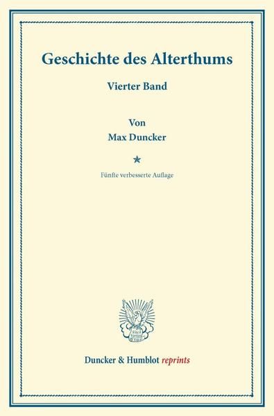 Produktbild: Geschichte des Alterthums.