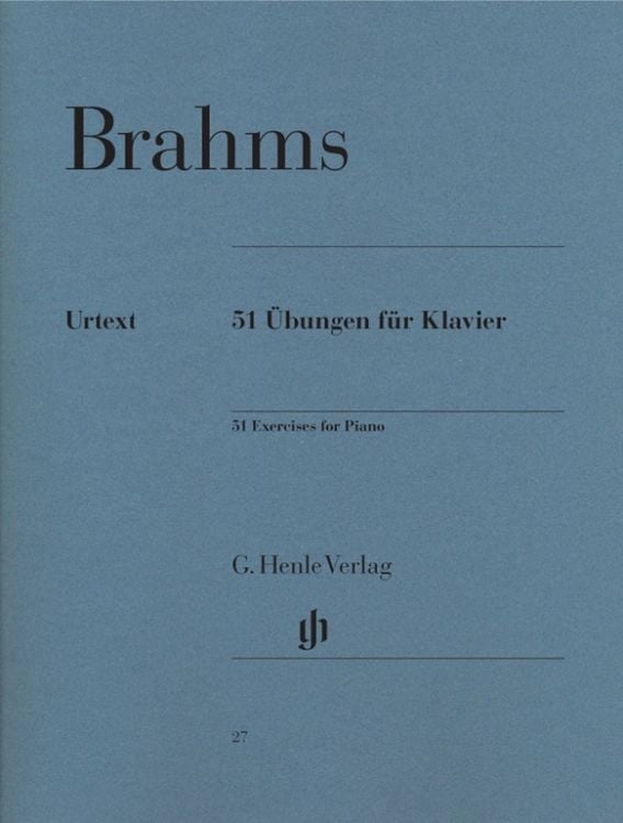 Bild vom Artikel Johannes Brahms - 51 Übungen für Klavier vom Autor Johannes Brahms