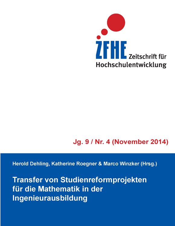 Bild vom Artikel Transfer von Studienreformprojekten für die Mathematik in der Ingenieurausbildung vom Autor Herold Dehling