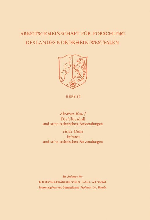Produktbild: Der Ultraschall und seine technischen Anwendungen / Infrarot und seine technischen Anwendungen