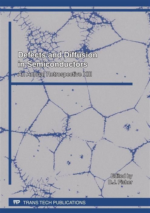 Produktbild: Defects and Diffusion in Semiconductors XIII