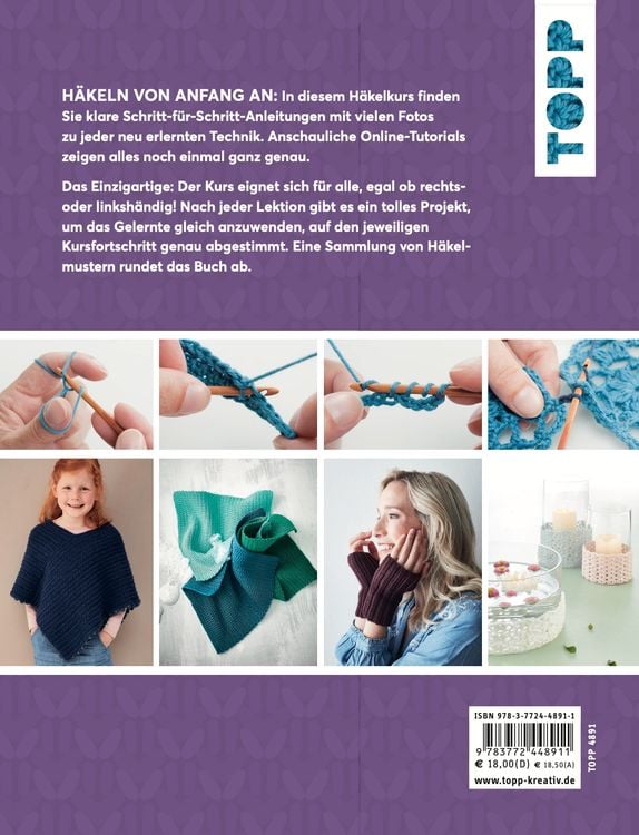 Produktbild: Häkeln basics - Alle Techniken auch für Linkshänder!