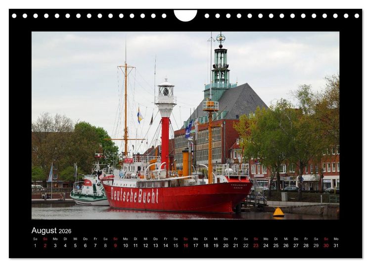 Produktbild: Auf Gro&szlig;e Fahrt - Schiffe im Hafen und auf See (Wandkalender 2026 DIN A4 quer), CALVENDO Monatskalender