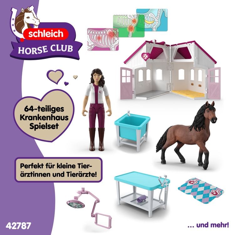 Produktbild: schleich&reg; 42787 Happy Horse Hospital, Pferdeklinik Heilende Hufe