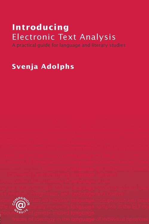 Produktbild: Introducing Electronic Text Analysis