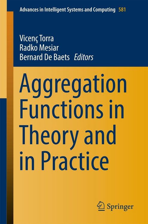 Produktbild: Aggregation Functions in Theory and in Practice