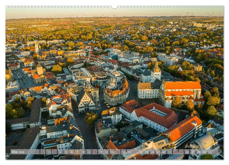 Produktbild: Ein Blick auf Paderborn (hochwertiger Premium Wandkalender 2026 DIN A2 quer), Kunstdruck in Hochglanz