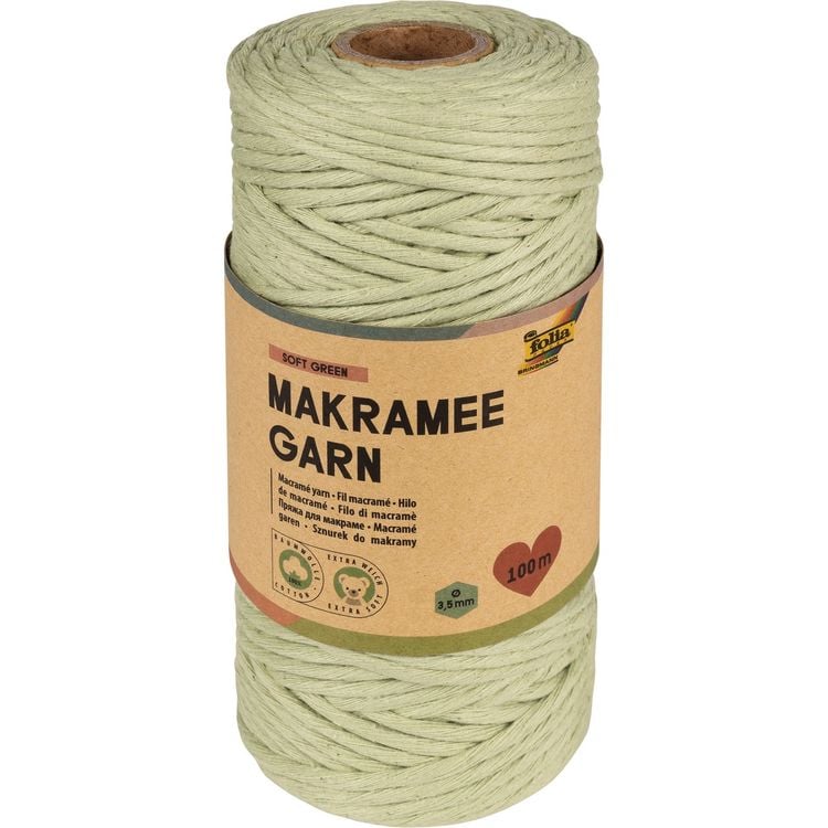 Produktbild: FOLIA&reg; Garn Makramee, Soft Green