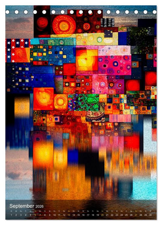 Produktbild: Kunst im Zeitgeist (Tischkalender 2026 DIN A5 hoch), CALVENDO Monatskalender
