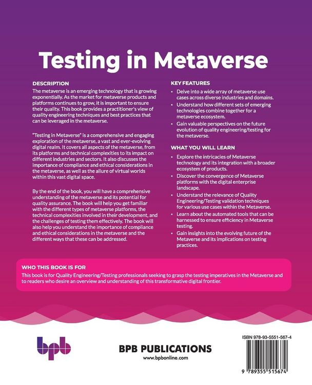 Produktbild: Testing in Metaverse