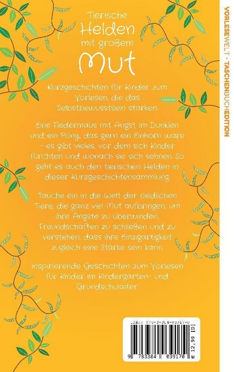 Produktbild: Tierische Helden mit gro&szlig;em Mut - Taschenbuchausgabe