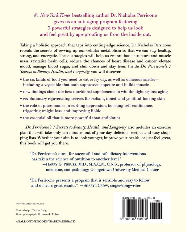 Produktbild: Dr. Perricone's 7 Secrets to Beauty, Health, and Longevity