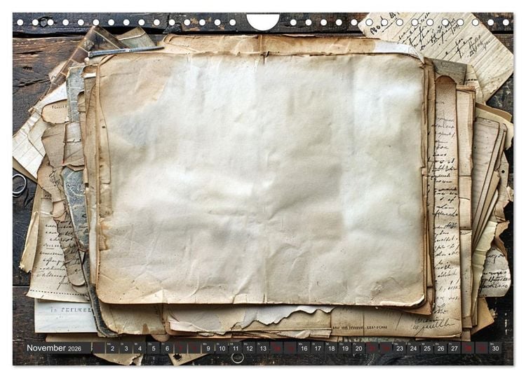 Produktbild: DIY Vintage Momente (Wandkalender 2026 DIN A4 quer), CALVENDO Monatskalender