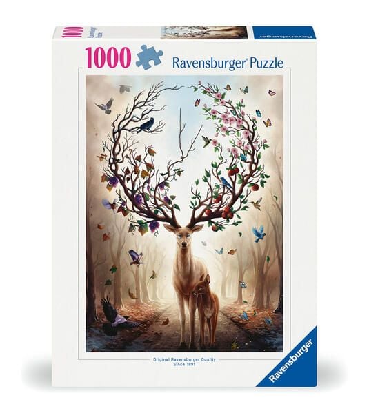 Produktbild: Erwachsenenpuzzle 1000 Teile - Magischer Hirsch
