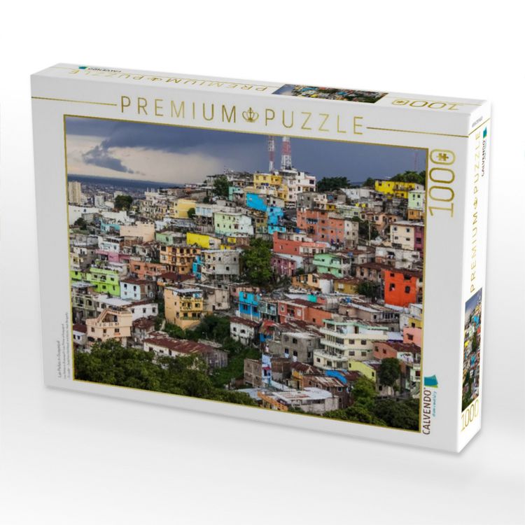 Produktbild: CALVENDO Puzzle Las Pe&ntilde;as in Guayaquil | 1000 Teile Lege-Gr&ouml;&szlig;e 64x48cm Foto-Puzzle f&uuml;r gl&uuml;ckliche Stunden