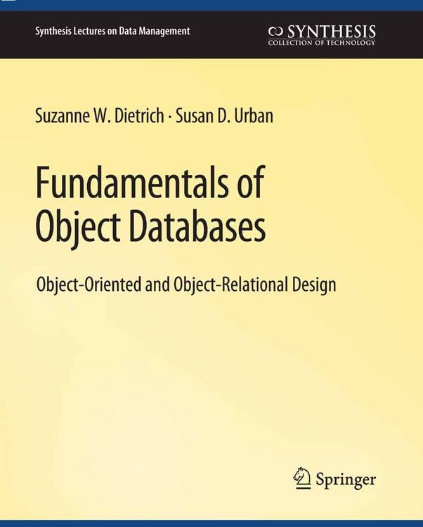 Produktbild: Fundamentals of Object Databases