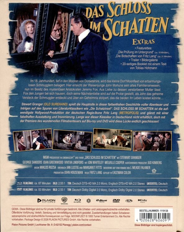 Produktbild: Das Schloss im Schatten - Mediabook (Blu-ray+DVD)