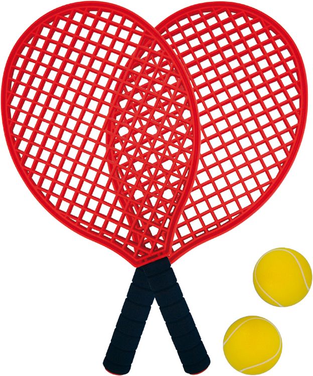 Produktbild: Soft Tennis Set Beach in Tasche, Rot, 40 cm