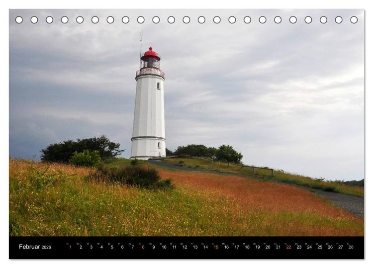 Produktbild: Sehnsucht Hiddensee 2026 (Tischkalender 2026 DIN A5 quer), CALVENDO Monatskalender