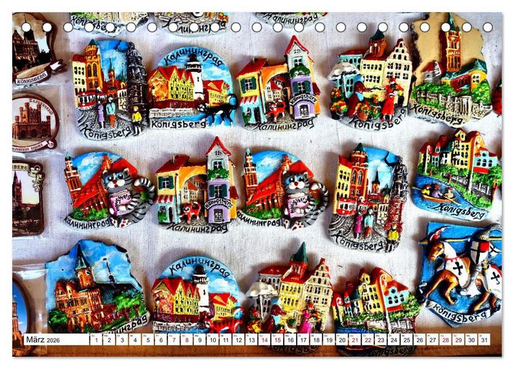 Produktbild: K&Ouml;NIGSBERG HEUTE - Bilder aus Kaliningrad (Tischkalender 2026 DIN A5 quer), CALVENDO Monatskalender