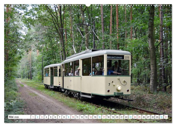 Produktbild: Tram historisch (hochwertiger Premium Wandkalender 2026 DIN A2 quer), Kunstdruck in Hochglanz