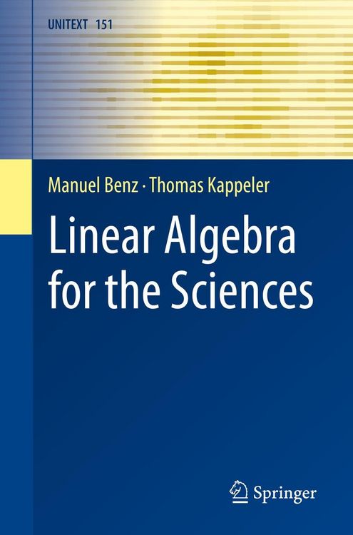 Produktbild: Linear Algebra for the Sciences