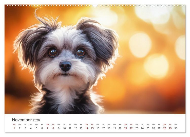 Produktbild: Wundert&uuml;te auf vier Pfoten - Mischlingshunde mit Charme (hochwertiger Premium Wandkalender 2026 DIN A2 quer), Kunstdruck in Hochglanz