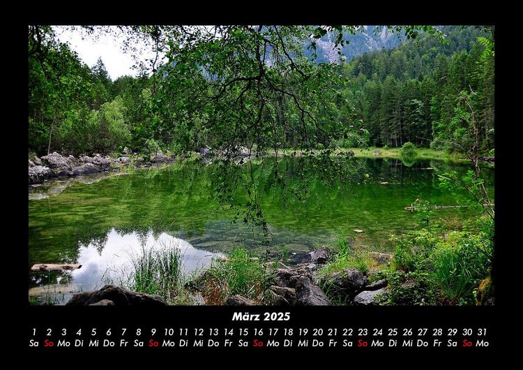 Produktbild: Naturlandschaften 2025 Fotokalender DIN A3